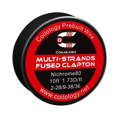 10ft Coilology Multi-Strands Fused Clapton Spool Wire 2-28ga-9-38ga-36ga(1.73ohm)