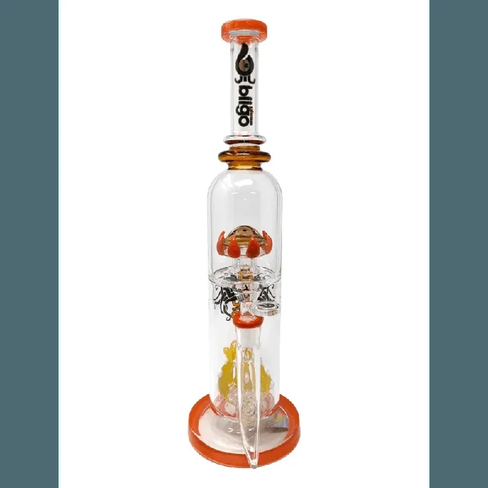 15.5″ BIIGO Glass Duo CreepGaze & TentaFun Perc Water Pipe