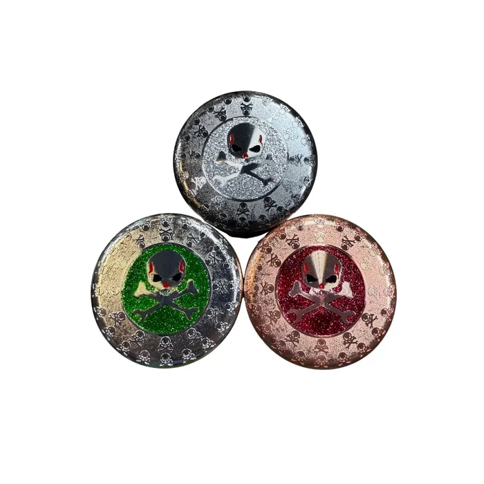 2.5″ 4 Part Skull & Bones Grinder