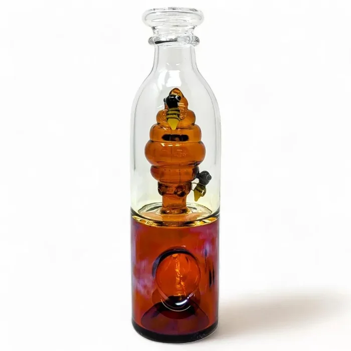 6.5″ 2 In 1 “Bizzy Bee Hive” Hand Pipe/Waterpipe