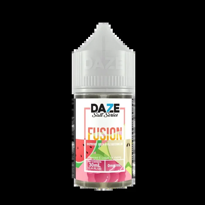 7 Daze Salt Fusion Series Raspberry Green Apple Watermelon