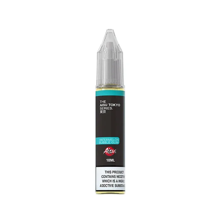 Aisu Tokyo Watermelon Bubblegum 10ml Nic Salt E-Liquid