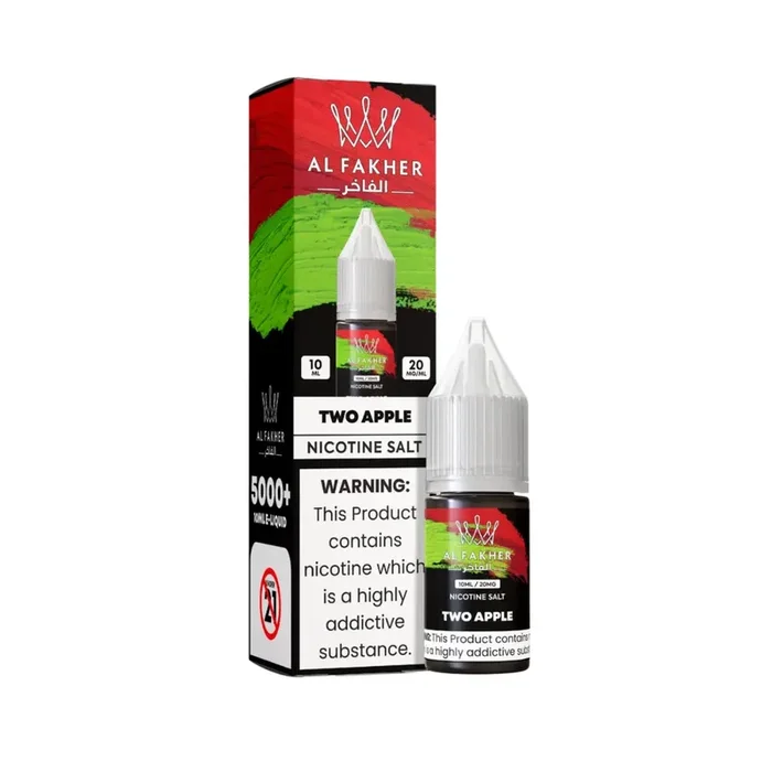 Al Fakher Two Apple 10ml Nic Salt E-Liquid