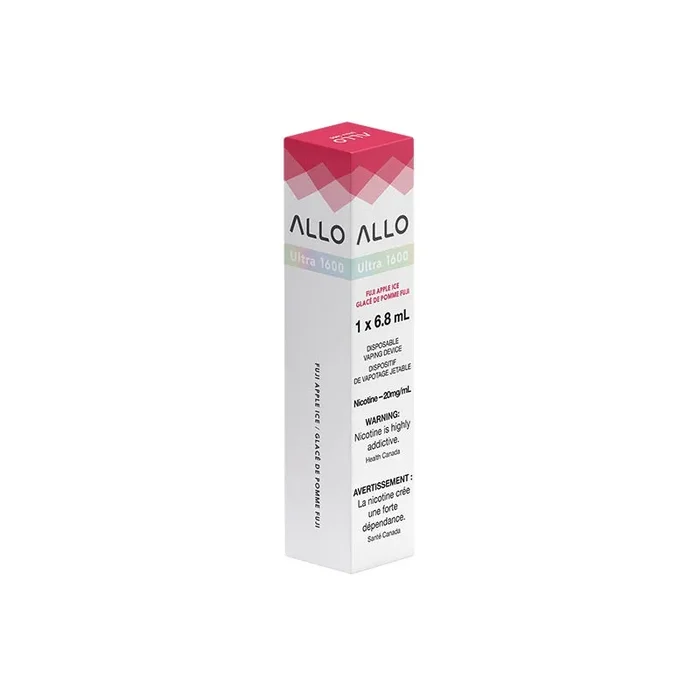 ALLO Ultra 1600 Disposable Vape – Fuji Apple Ice (ON)