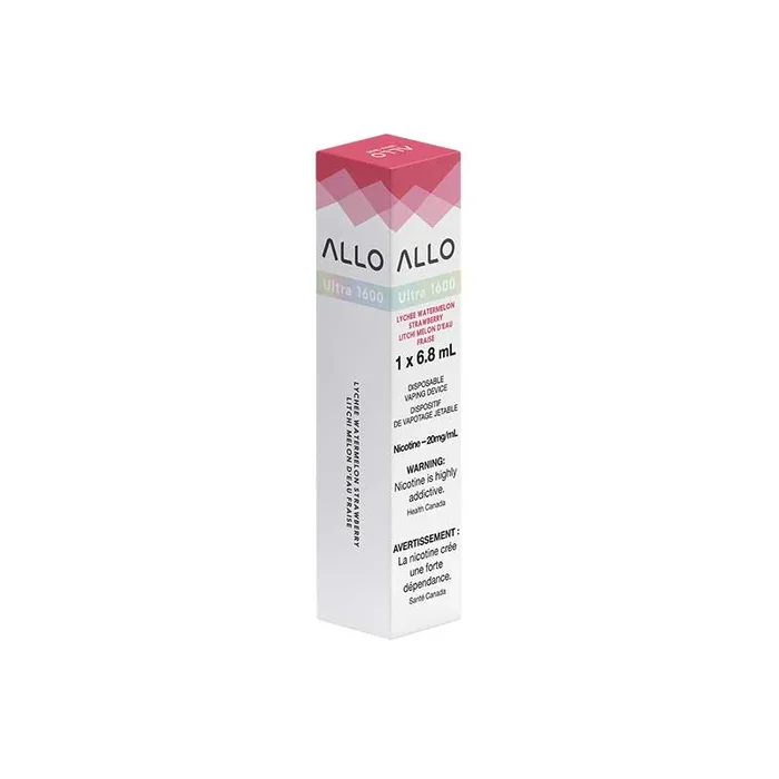 ALLO Ultra 1600 Disposable Vape – Lychee Watermelon Strawberry
