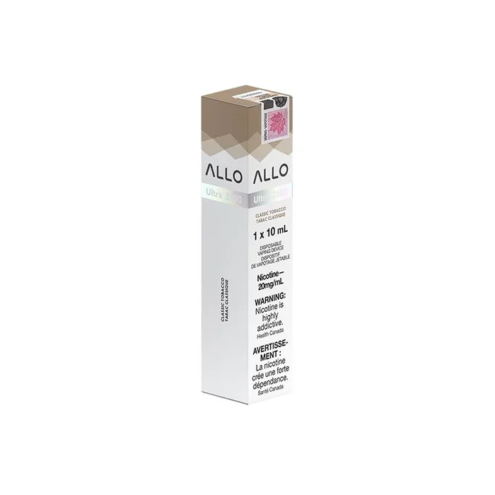 ALLO Ultra 2500 Disposable Vape – Classic Tobacco (NB)