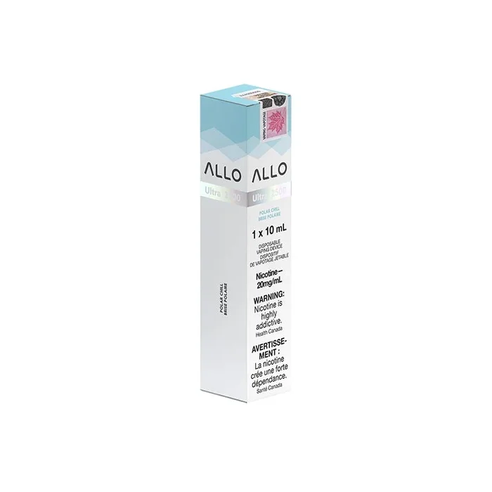 ALLO Ultra 2500 Disposable Vape – Polar Chill (ON)
