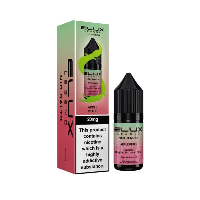 Apple Peach 10ml Nic Salt E-Liquid by Elux Legend