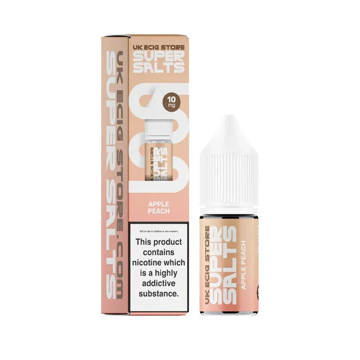 Apple Peach Nic Salt E-Liquid by Super Salts