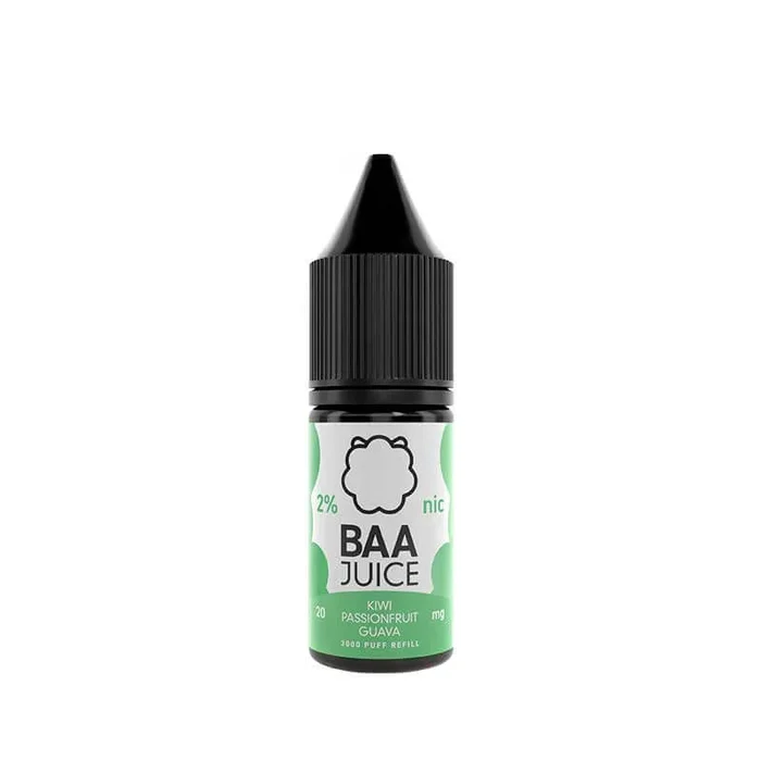 Baa Juice Kiwi Passionfruit Guava 10ml Nic Salt E-Liquid