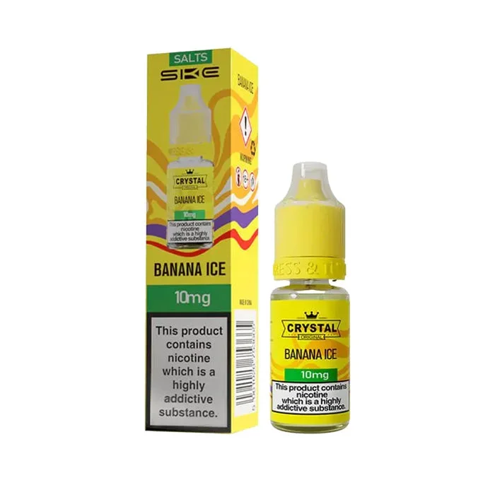 Banana Ice 10ml Nic Salt E-Liquid by SKE Crystal