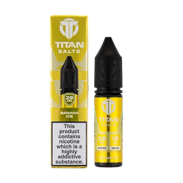 Banana Ice Nic Salt E-Liquid by Gold Bar Titan