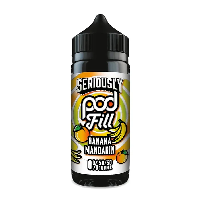Banana Mandarin Seriously Pod Fill 100ml by Doozy