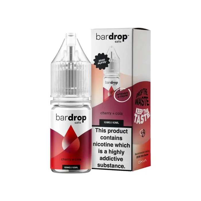 Bar Drop Cherry Cola 10ml Nic Salt E-liquid