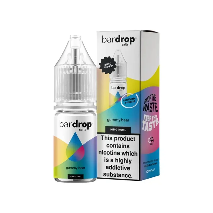Bar Drop Gummy Bear 10ml Nic Salt E-liquid