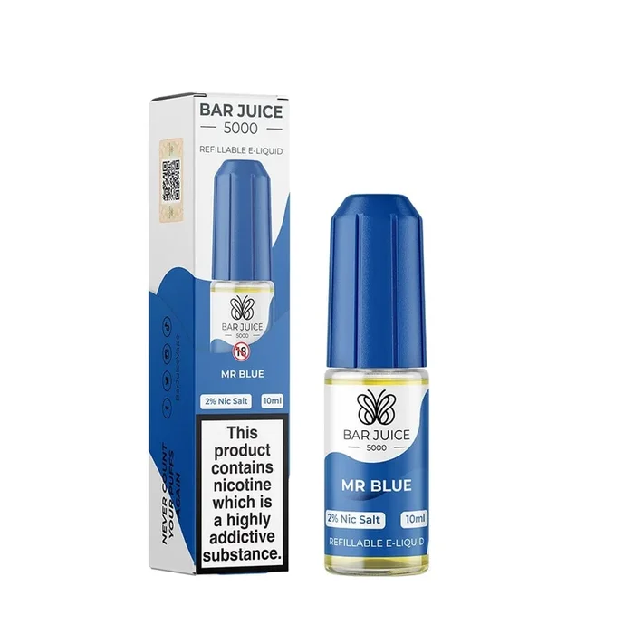 Bar Juice 5000 Nic Salt – Mr Blue