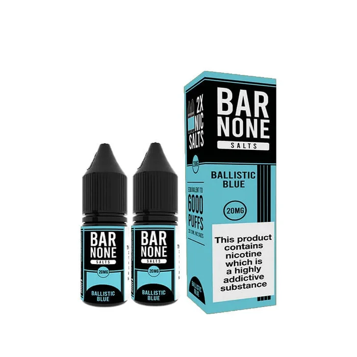 Bar None Ballistic Blue Nic Salt 10ml E-Liquid – 2 Pack