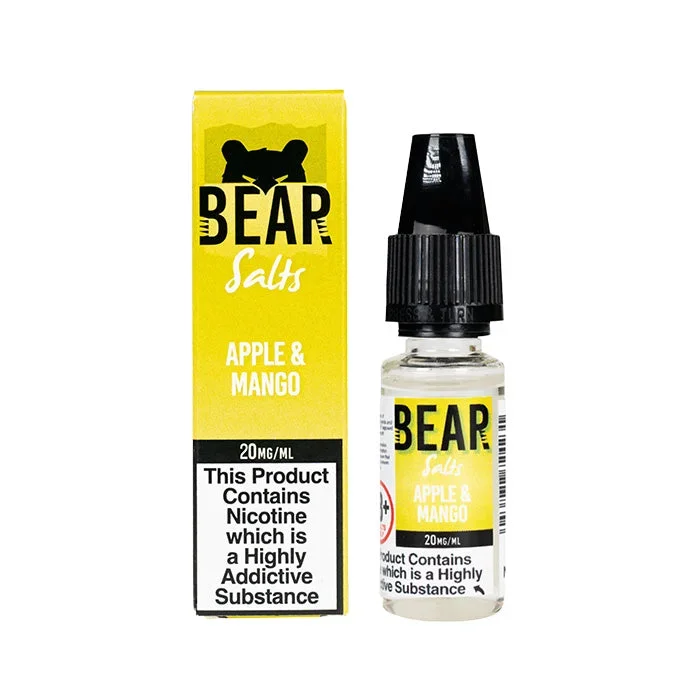 Bear Salts Apple & Mango 10ml Nic Salt E-Liquid