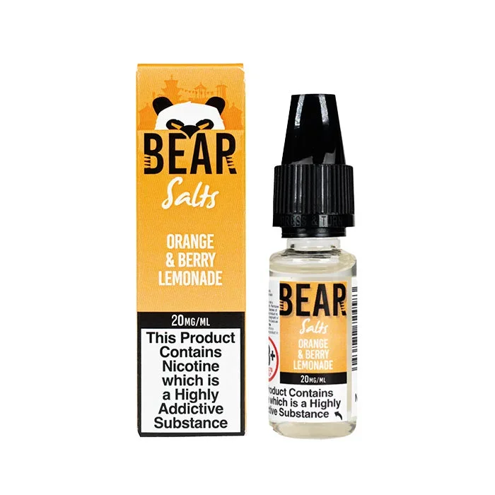 Bear Salts Orange & Berry Lemonade 10ml Nic Salt E-Liquid
