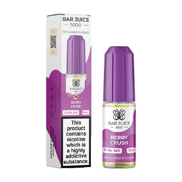 Berry Crush by Bar Juice 5000 Nic Salt E-Liquid 10ml