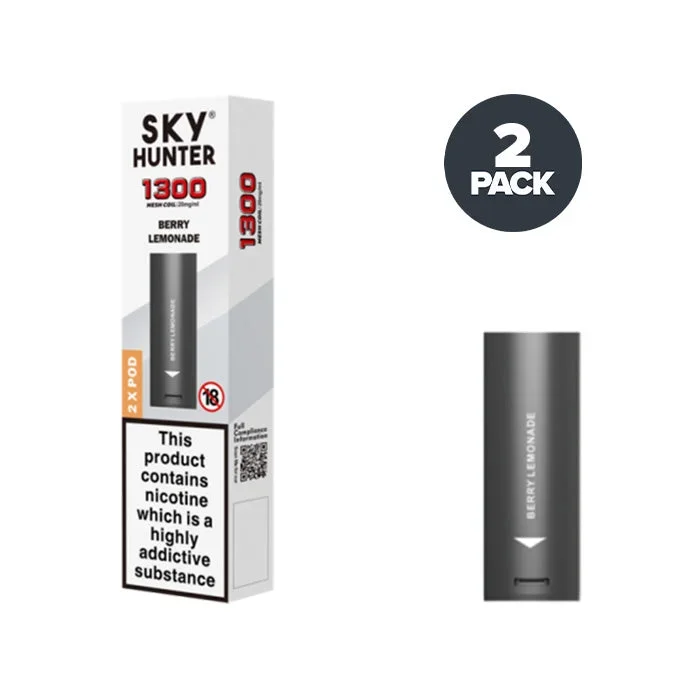 Berry Lemonade Sky Hunter 1300 Pre-filled Pods
