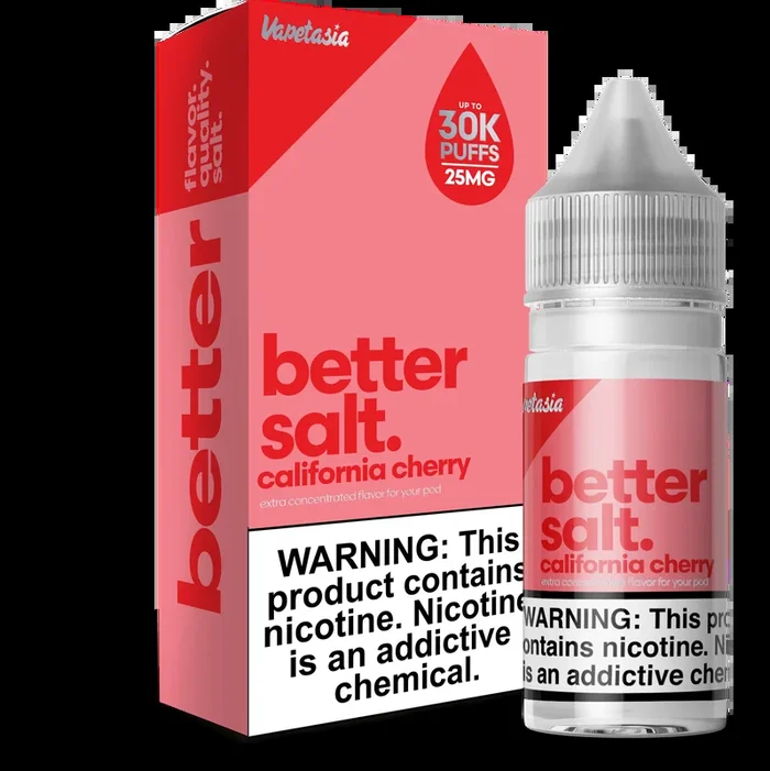 better salt california cherry eJuice