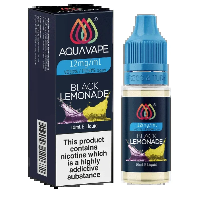 Black Lemonade E-Liquid by Aquavape – 10ml