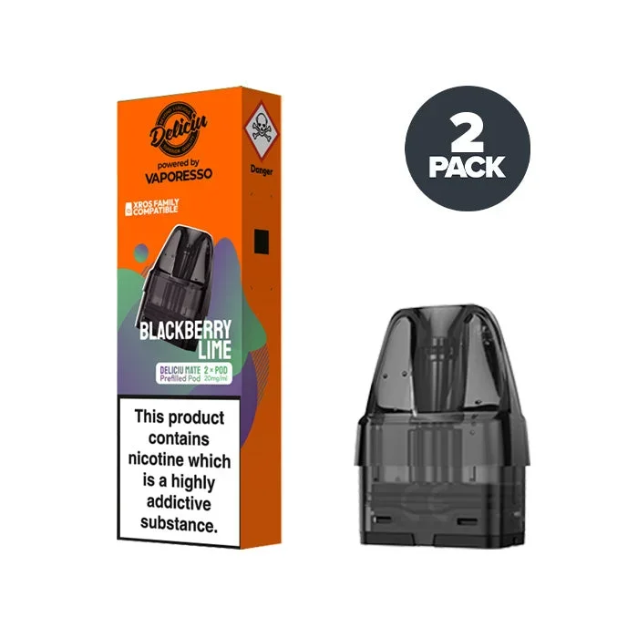 Blackberry Lime Vaporesso Deliciu Mate Pre-filled Pods