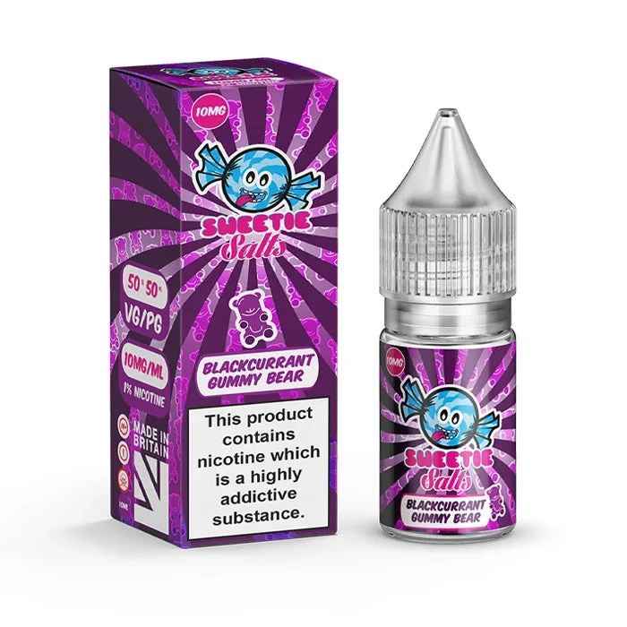 Blackcurrant Gummy Bear Nic Salt E-Liquid by Slushie Salts