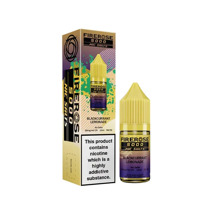 Blackcurrant Lemonade Nic Salt E-Liquid by Firerose 5000
