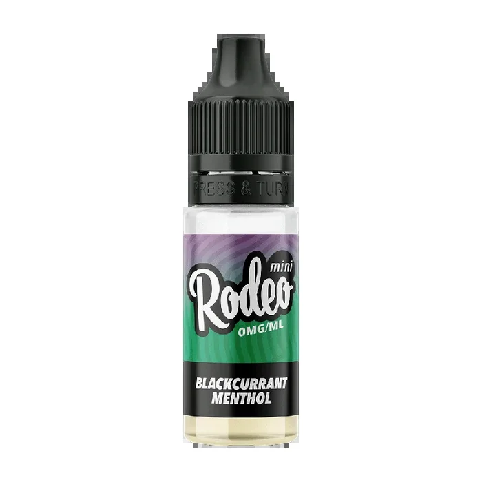 Blackcurrant Menthol by Rodeo Mini 10ml – 0mg