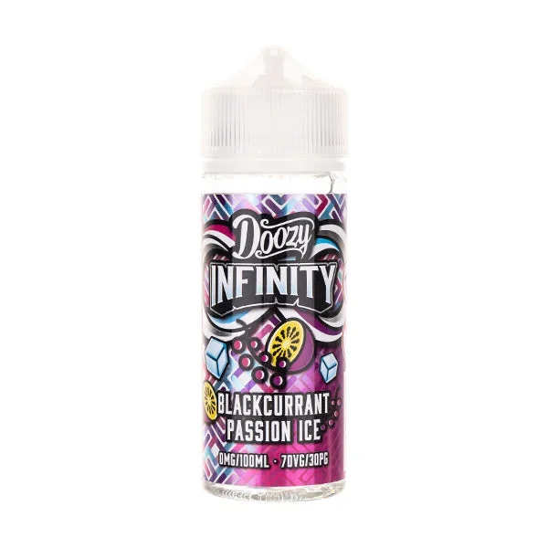 Blackcurrant Passion Ice 100ml Shortfill E-Liquid by Doozy Infinity