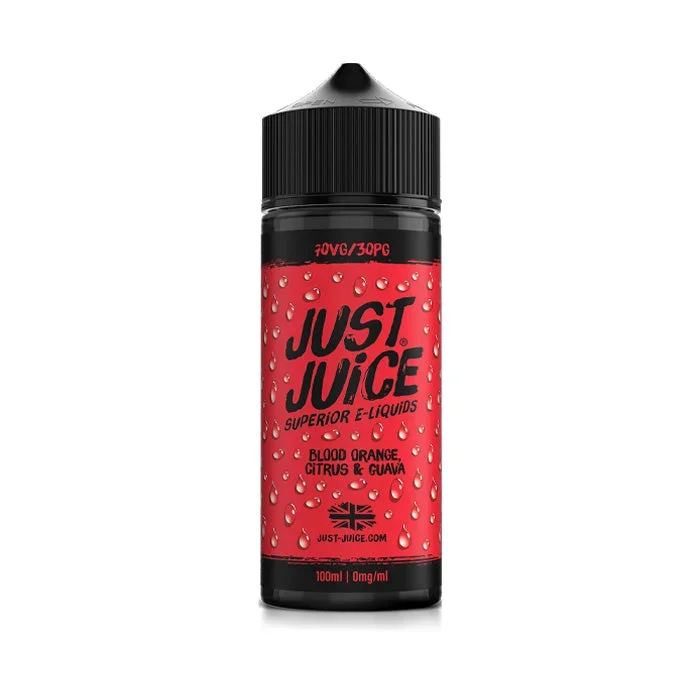Blood Orange Citrus & Guava 100ml Shortfill E-Liquid by Just Juice