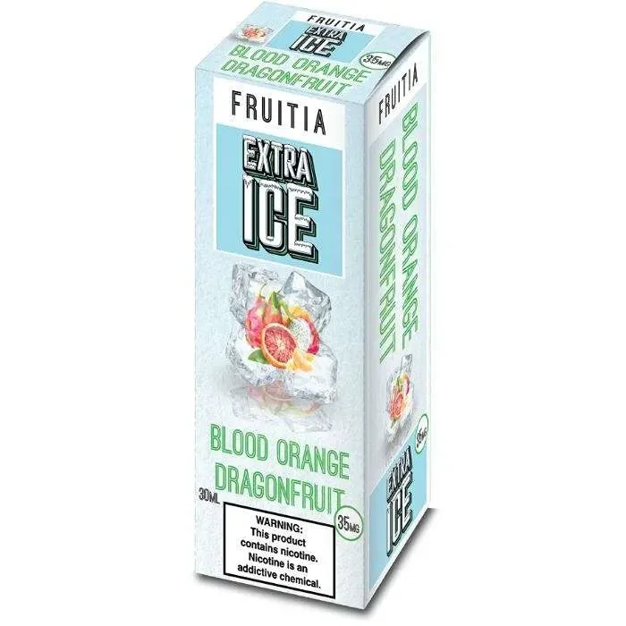 Blood Orange Dragonfruit Nicotine Salt by Fruitia Extra Ice