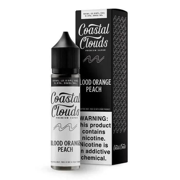 Blood Orange Peach E-Liquid by Coastal Clouds