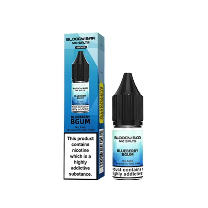 Bloody Bar Blueberry Bgum 10ml Nic Salt E-liquid