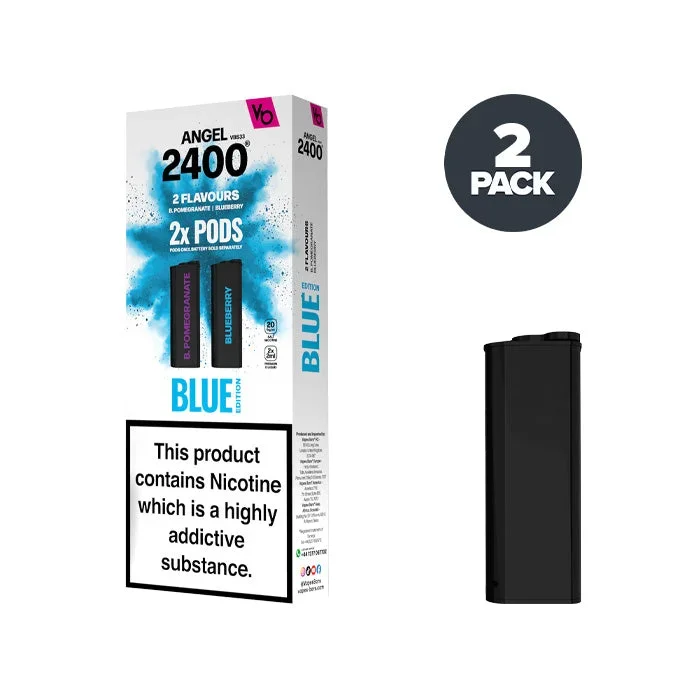 Blue Edition Angel 2400 Pre-filled Pods by Vapes Bars