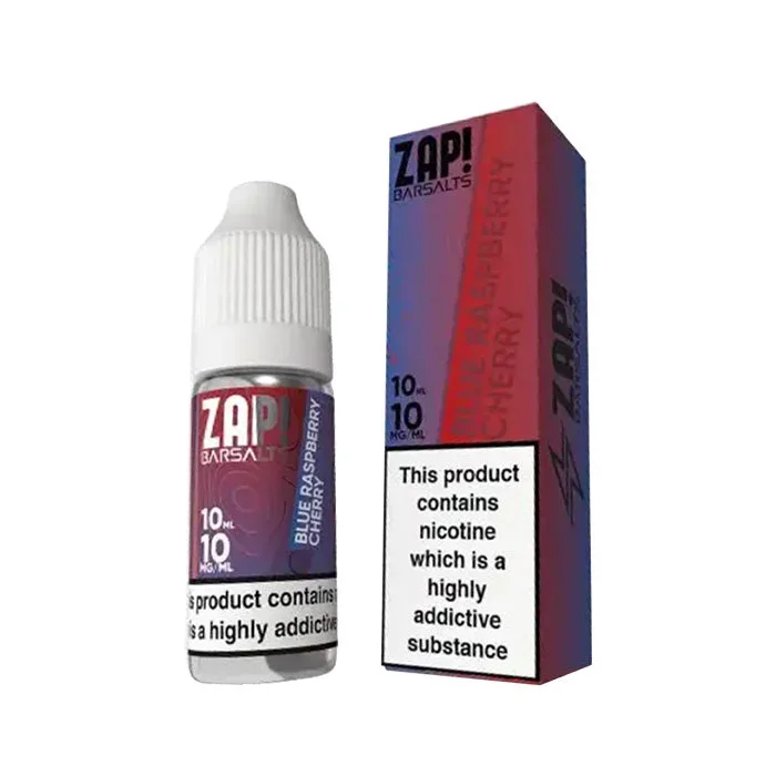 Blue Raspberry Cherry 10ml Nic Salt E-Liquid by Zap! Bar Salts