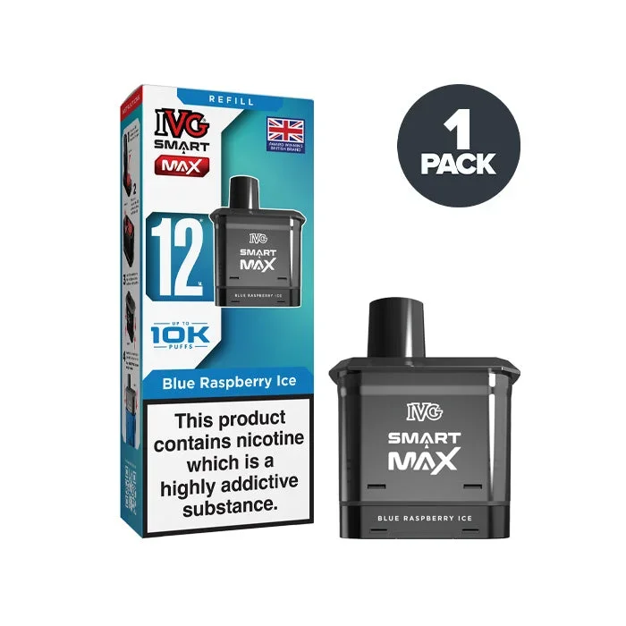 Blue Raspberry Ice IVG Smart Max Prefilled Pods