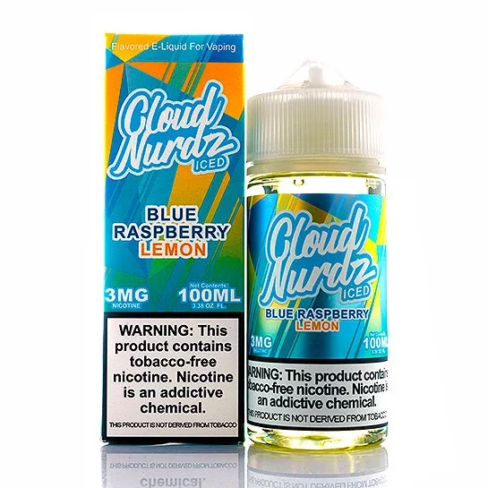 Blue Raspberry Lemon Iced – Cloud Nurdz E-Juice (100 ml)