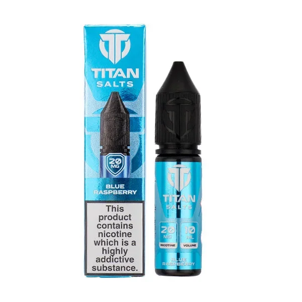 Blue Raspberry Nic Salt E-Liquid by Gold Bar Titan