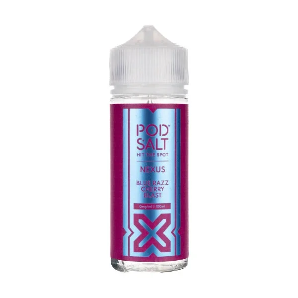 Blue Razz Cherry Blast 100ml Shortfill E-Liquid by Pod Salt Nexus