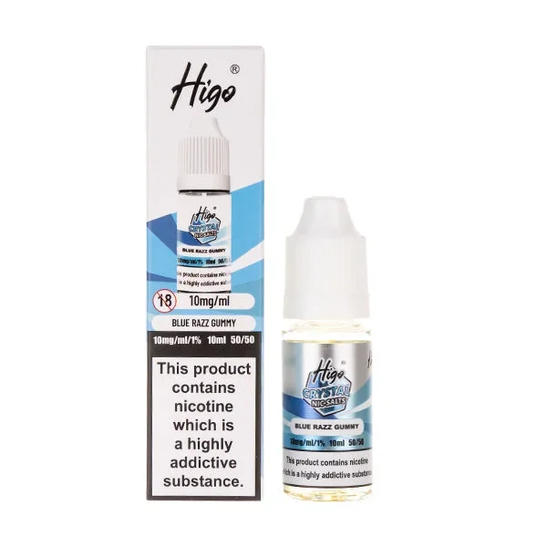 Blue Razz Gummy Crystal Nic Salt E-liquid by Higo