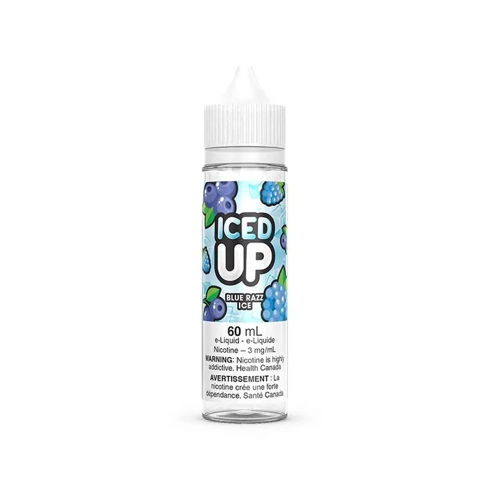 Blue Razz Ice by Iced Up E-Liquid