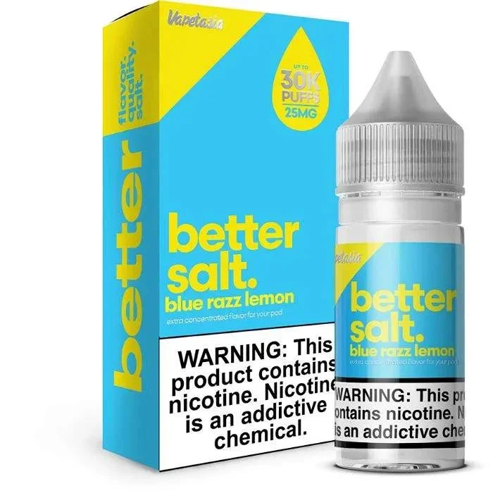 Blue Razz Lemon Nicotine Salt by Vapetasia Better Salt