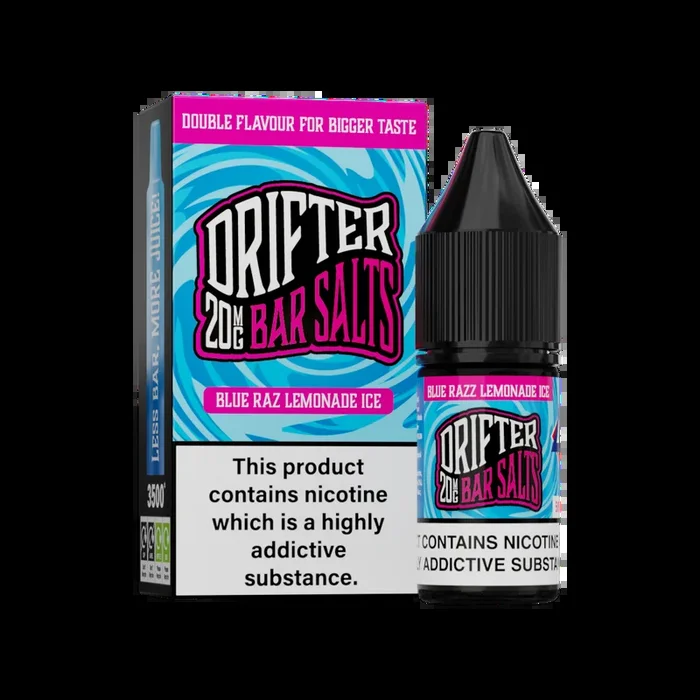 Blue Razz Lemonade Ice Nic Salt by Drifter Bar Salts 10ml