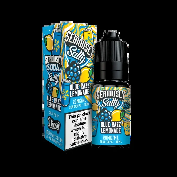 Blue Razz Lemonade Nic Salt by Seriously Soda Salts 10ml