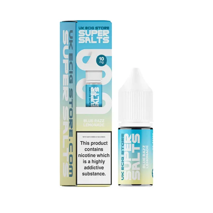 Blue Razz Lemonade Nic Salt E-Liquid by Super Salts