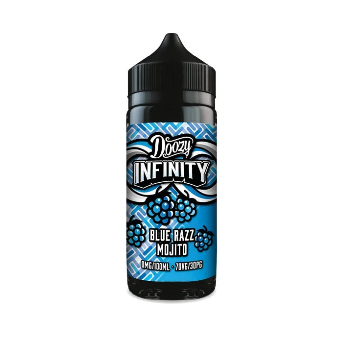 Blue Razz Mojito 70/30 100ml Shortfill E-Liquid by Doozy Infinity