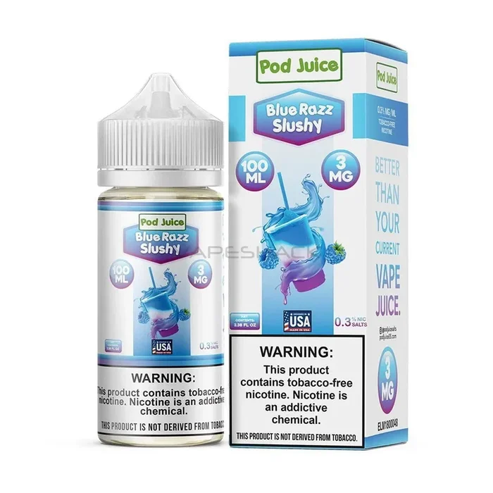 Blue Razz Slushy – POD Juice 100mL